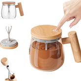 Self Stirring Coffee Mug with Lid/Handle 400ml