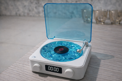 Ocean Wave Vinyl Music Player