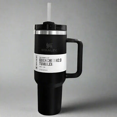 Stanley Stainless Steel Tumbler – 40oz Black Leakproof Travel Cup